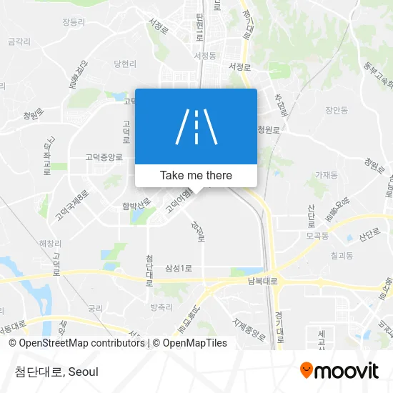 첨단대로 map