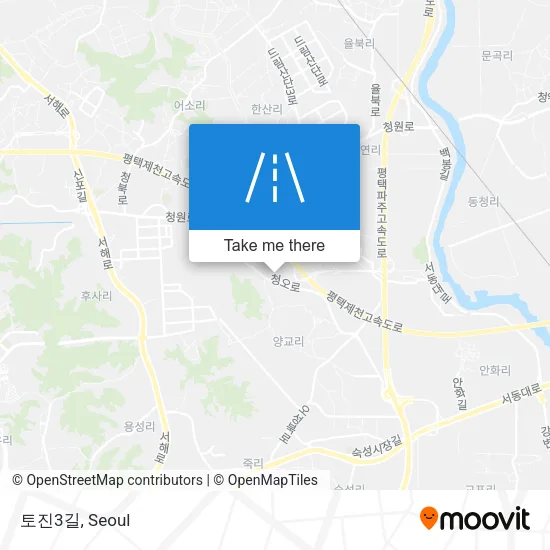토진3길 map