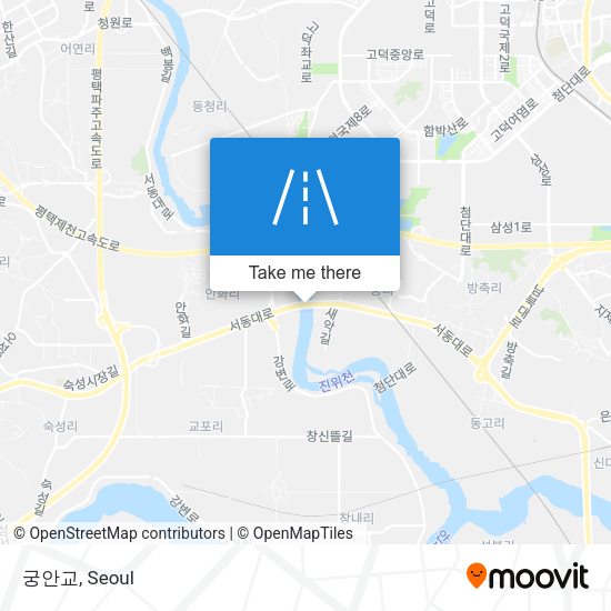 궁안교 map