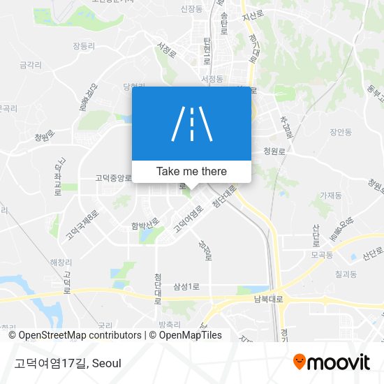 고덕여염17길 map