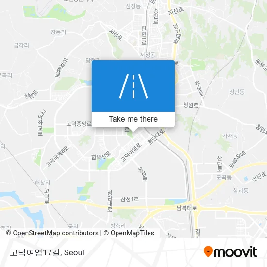 고덕여염17길 map