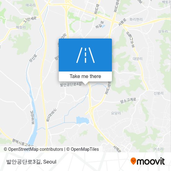 발안공단로3길 map