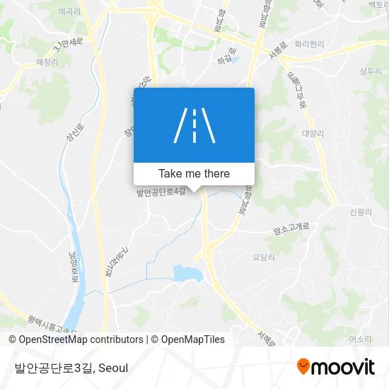 발안공단로3길 map