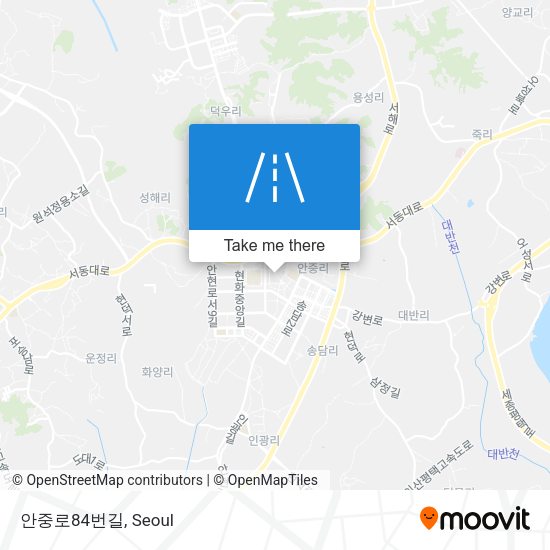 안중로84번길 map