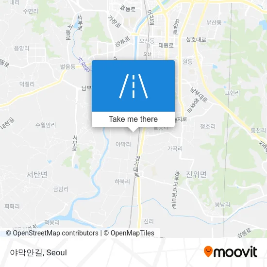 야막안길 map