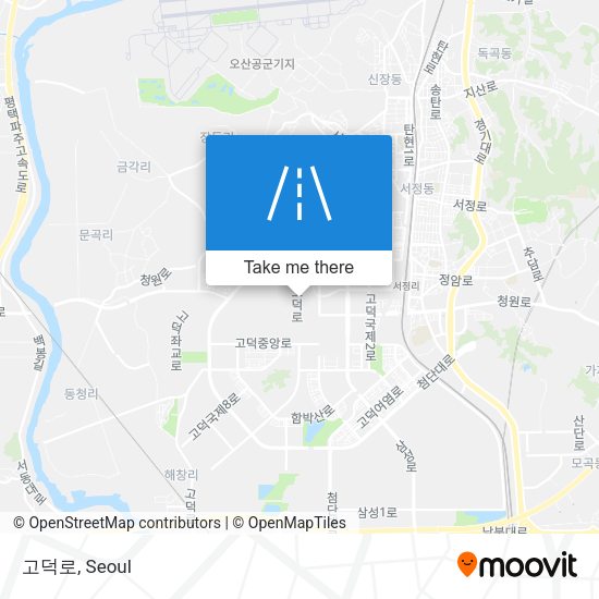 고덕로 map