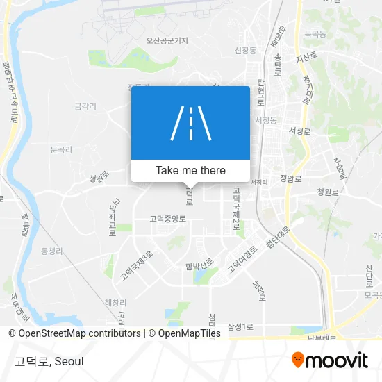 고덕로 map