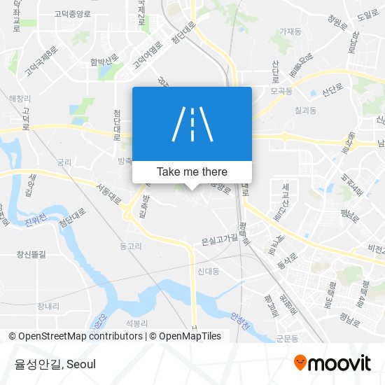 율성안길 map