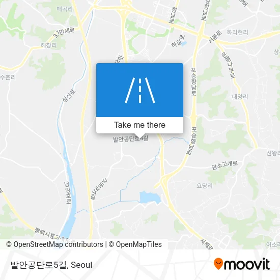 발안공단로5길 map