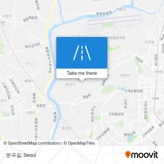 문곡길 map