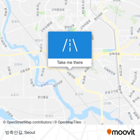 방축안길 map