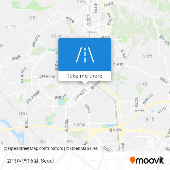 고덕여염16길 map