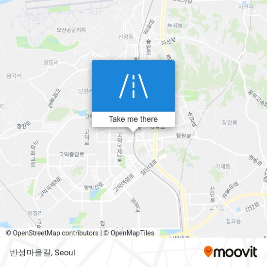 반성마을길 map