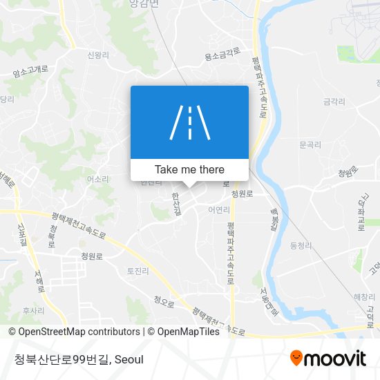 청북산단로99번길 map