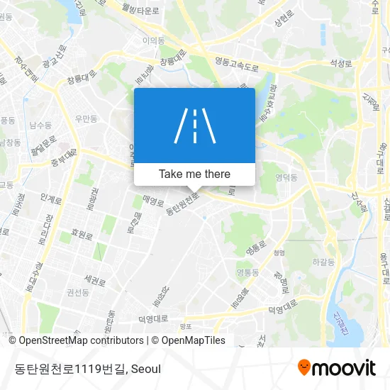동탄원천로1119번길 map