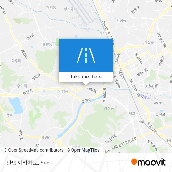 안녕지하차도 map