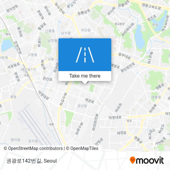권광로142번길 map