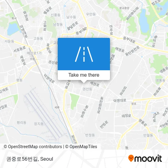 권중로56번길 map