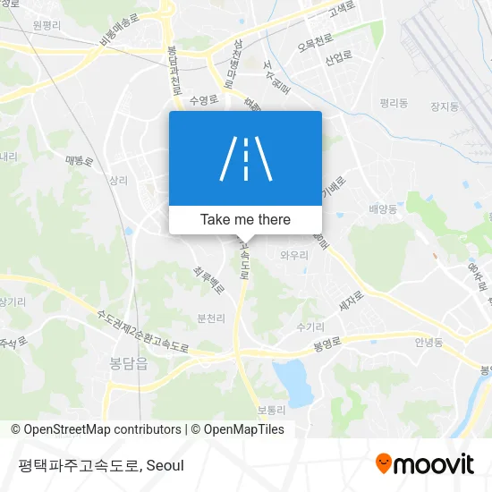 평택파주고속도로 map