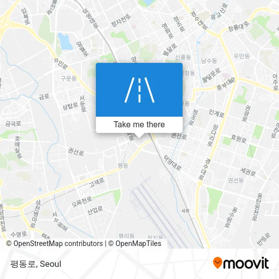 평동로 map