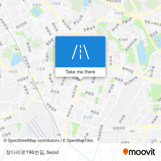 장다리로196번길 map
