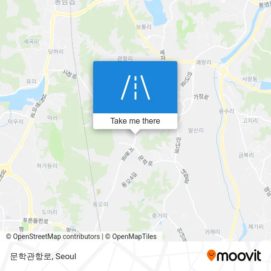문학관항로 map