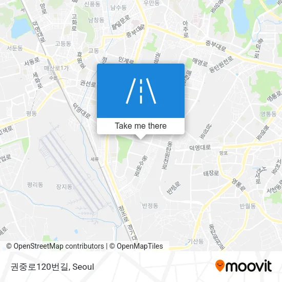 권중로120번길 map