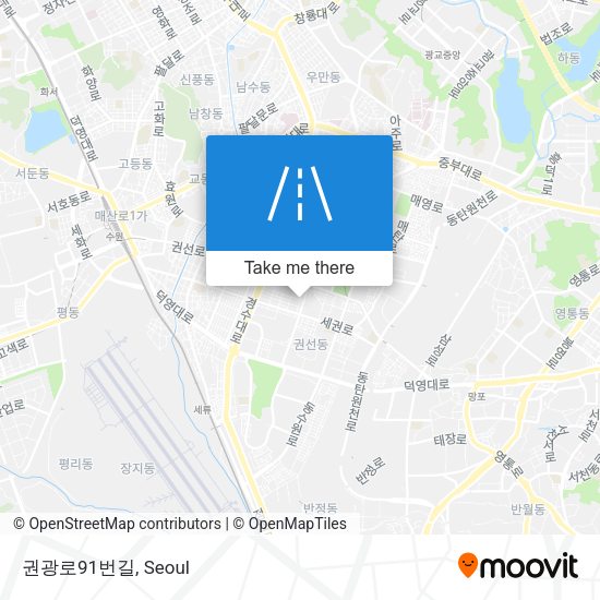 권광로91번길 map
