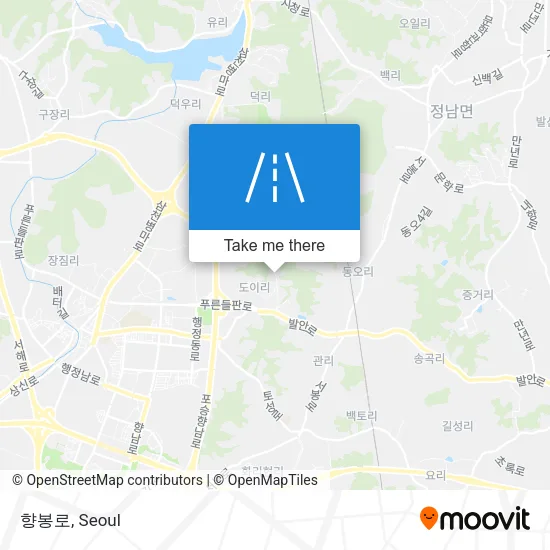 향봉로 map