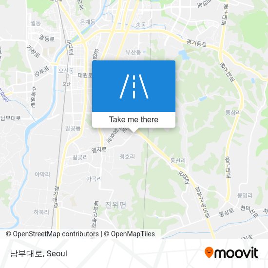 남부대로 map