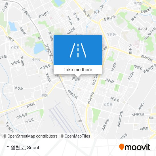 수원천로 map