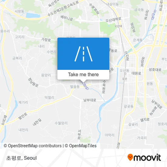 초평로 map