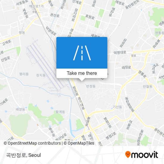 곡반정로 map