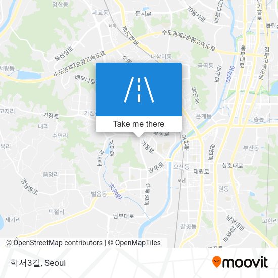 학서3길 map