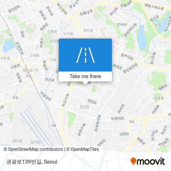 권광로139번길 map