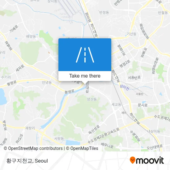 황구지천교 map