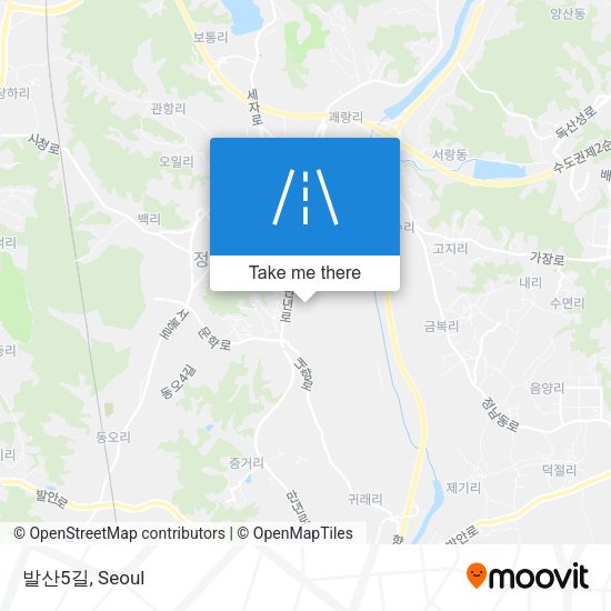발산5길 map