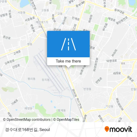 경수대로168번길 map
