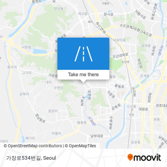 가장로534번길 map