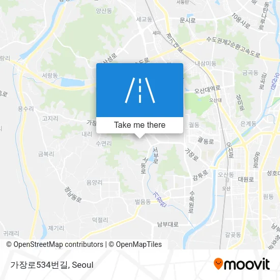 가장로534번길 map