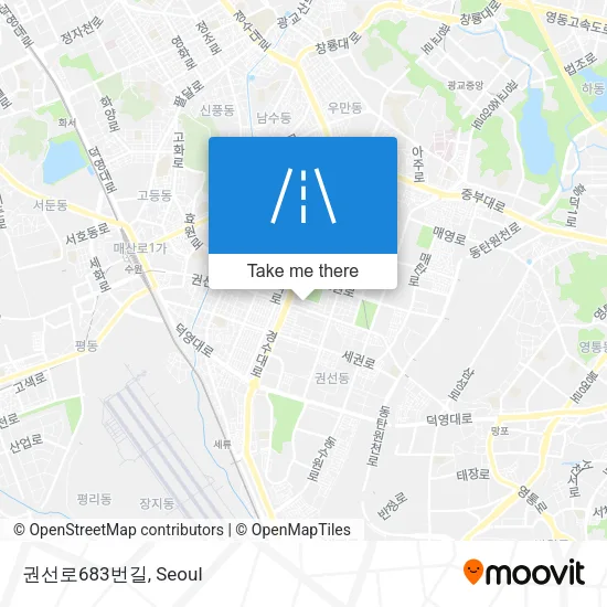 권선로683번길 map