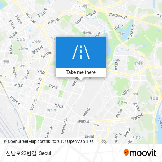 산남로22번길 map