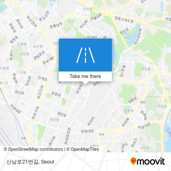 산남로21번길 map