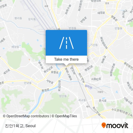 진안1육교 map