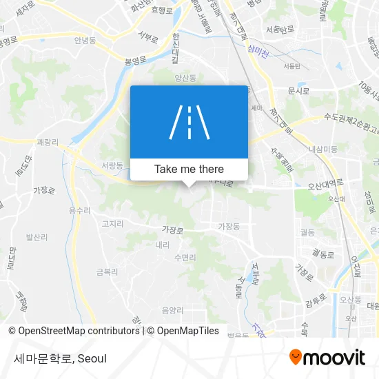세마문학로 map
