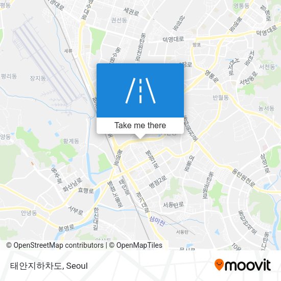 태안지하차도 map