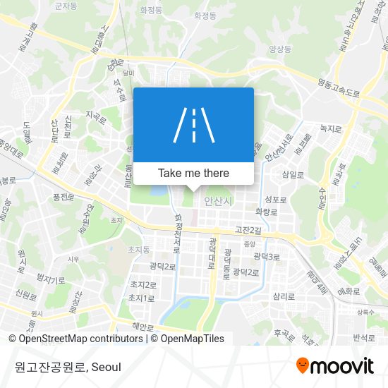 원고잔공원로 map