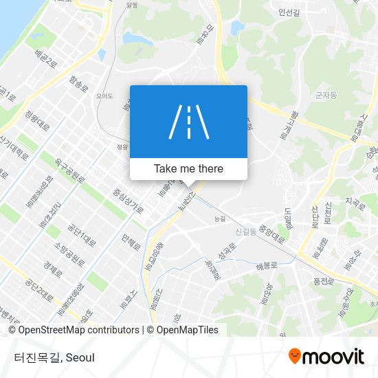 터진목길 map