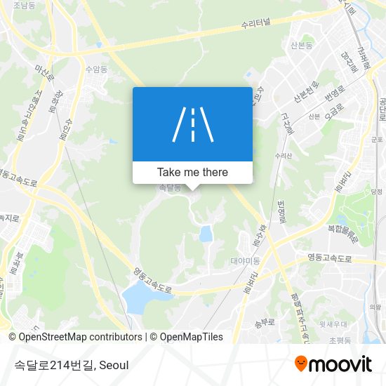 속달로214번길 map