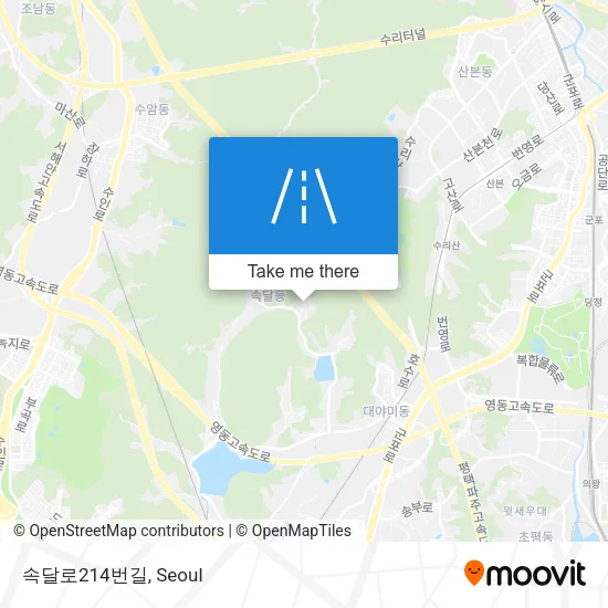 속달로214번길 map